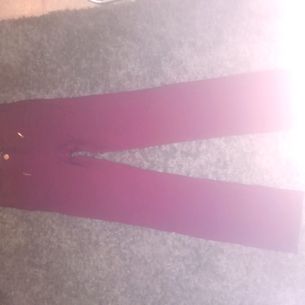 Pink boot cut jeans